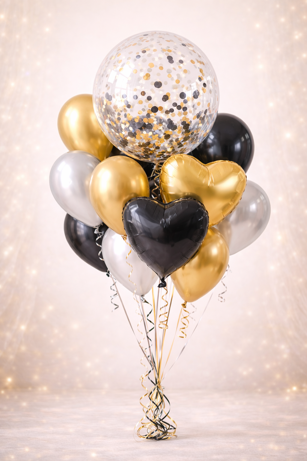 Фотография для товара «Готовая связка из разных шаров»